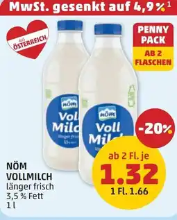 PENNY Nöm vollmilch Angebot