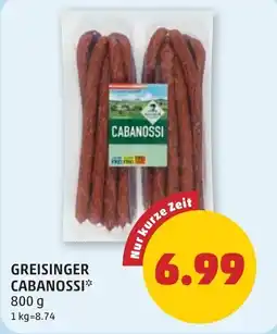 PENNY Greisinger cabanossi Angebot