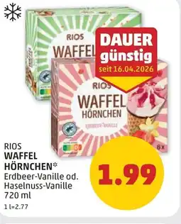 PENNY Rios waffel hörnchen Angebot
