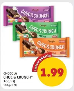 PENNY Chocola choc & crunch Angebot