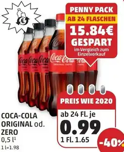 PENNY Coca-cola original od. zero Angebot
