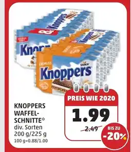 PENNY Knoppers waffel- schnitte Angebot