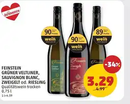 PENNY Feinstein feinstein 34% grüner veltliner, sauvignon blanc, zweigelt od. riesling Angebot
