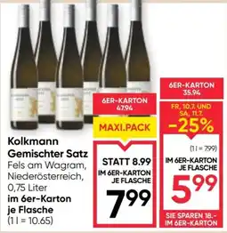 Maximarkt Weingut Kolkmann Gemischter Satz Angebot