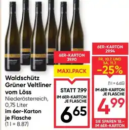 Maximarkt Waldschütz Grüner Veltliner Vom Löss Angebot