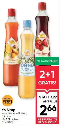Maximarkt Yo sirup Angebot