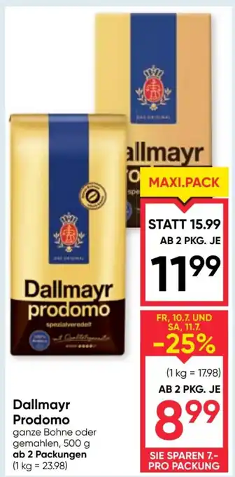 Maximarkt Dallmayr Prodomo Angebot