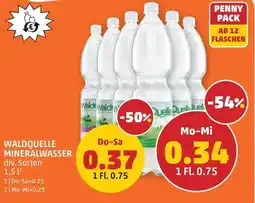 PENNY Waldquelle mineralwasser Angebot