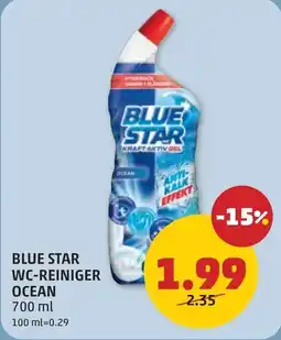 PENNY Blue star wc reiniger ocean Angebot