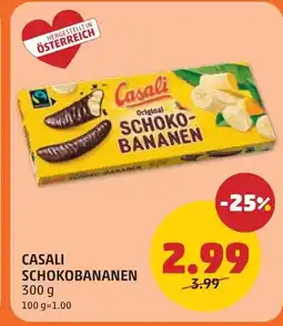 PENNY Casali schokobananen Angebot