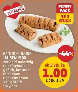 PENNY Bäckerkrönung jausen-maxi Angebot