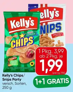 Spar Kelly's chips/ snips party Angebot