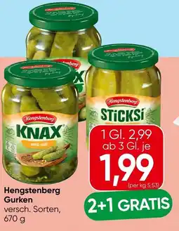 Spar Hengstenberg gurken Angebot
