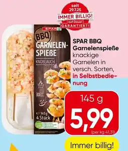 Spar Spar bbq garnelenspieße Angebot