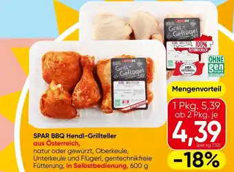 Spar Spar bbq hendl-grillteller Angebot