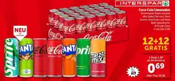 Interspar Coca-Cola Limonaden Angebot