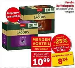 Interspar Jacobs kaffeekapseln Angebot