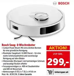 Interspar Bosch saug- & wischroboter Angebot