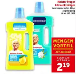 Interspar Meister proper allzweckreiniger Angebot