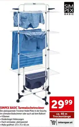 Interspar Simpex basic turmwäschetrockner Angebot