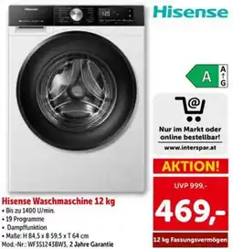 Interspar Hisense Waschmaschine Angebot