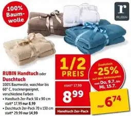 Interspar Rubin handtuch oder duschtuch Angebot