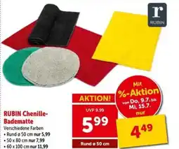Interspar Rubin chenille- badematte Angebot