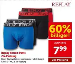 Interspar Replay herren pants Angebot