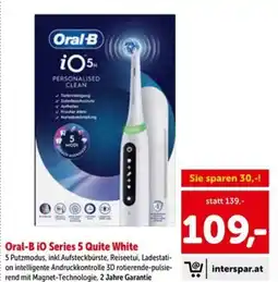 Interspar Oral-b io series 5 quite white Angebot