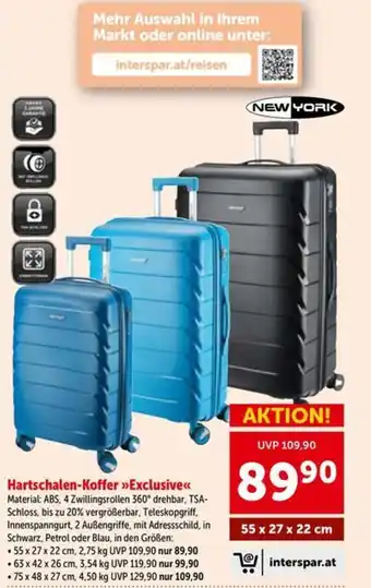 Interspar Hartschalen koffer exclusive Angebot