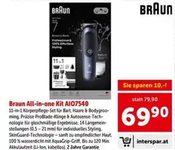 Interspar Braun all in one kit a107540 Angebot