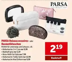 Interspar Parsa reiseaccessoires oder kosmetiktaschen Angebot