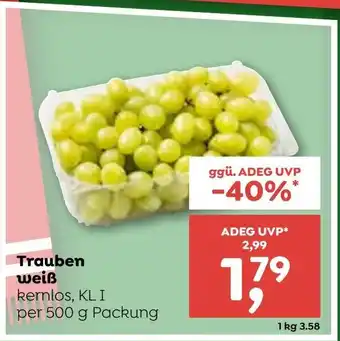 ADEG Trauben weiß Angebot