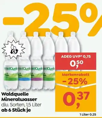 ADEG Waldquelle mineralwasser Angebot