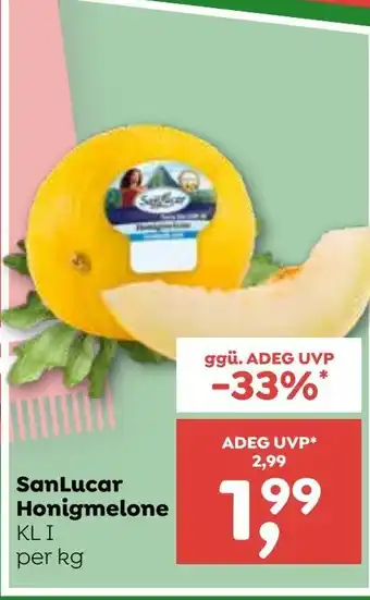 ADEG Sanlucar honigmelone Angebot