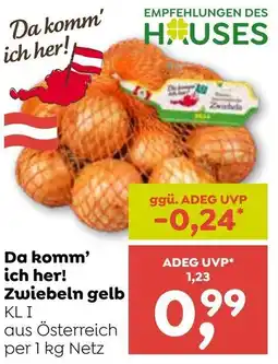 ADEG Da komm ich her zwiebeln gelb Angebot