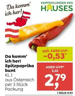 ADEG Da komm' ich her! spitzpaprika Angebot