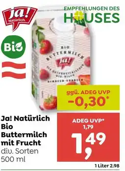 ADEG Ja! natürlich bio buttermilch mit Angebot
