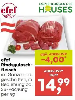 ADEG Efef rindsgulasch fleisch Angebot