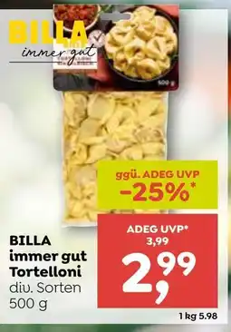 ADEG Billa immer gut tortelloni Angebot