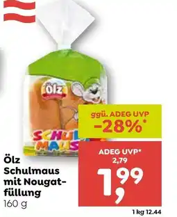 ADEG Ölz Schulmaus mit Nougat füllung Angebot