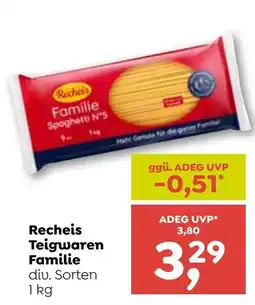 ADEG Recheis Teigwaren Familie Angebot
