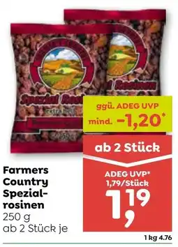 ADEG Farmers Country Spezial- rosinen Angebot