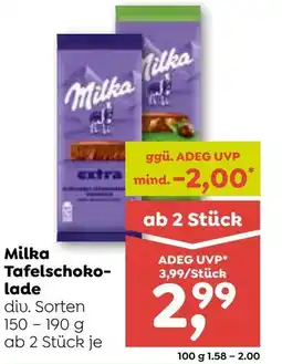 ADEG Milka tafelschokolade Angebot
