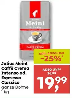 ADEG Julius meinl caffè crema intenso od. espresso classico Angebot