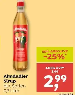 ADEG Almdudler sirup div. sorten Angebot