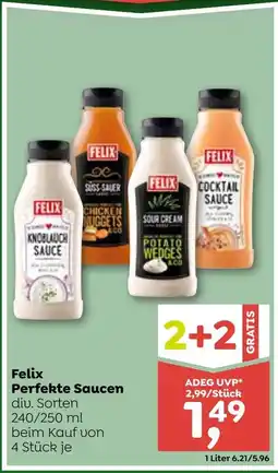 ADEG Felix Perfekte Saucen Angebot