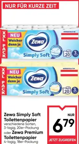 Maximarkt Zewa simply soft toilettenpapier Angebot