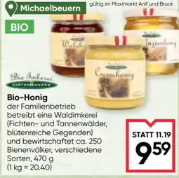 Maximarkt Bio Honig Angebot