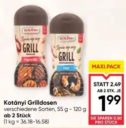 Maximarkt Kotányi grilldosen Angebot